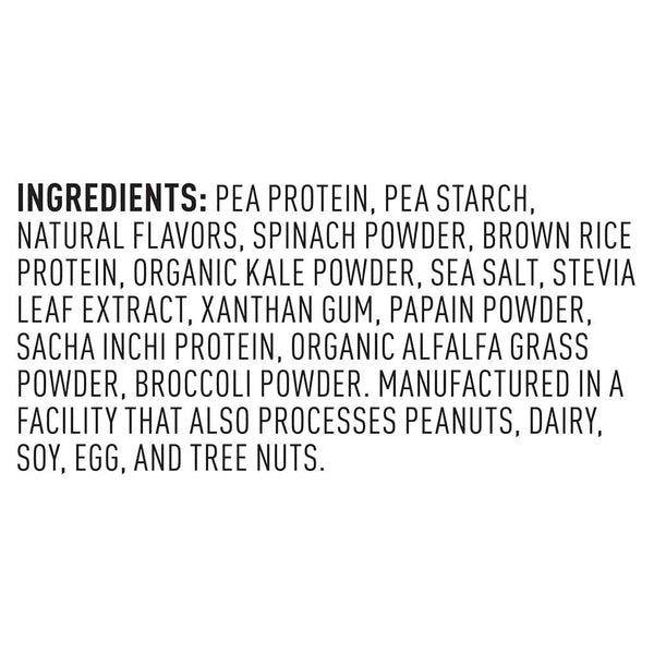 Vega® Protein & Greens - Salted Caramel - Large Tub Ingredients