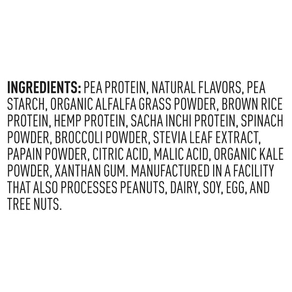 Vega® Protein & Greens - Tropical - Medium Tub Ingredients