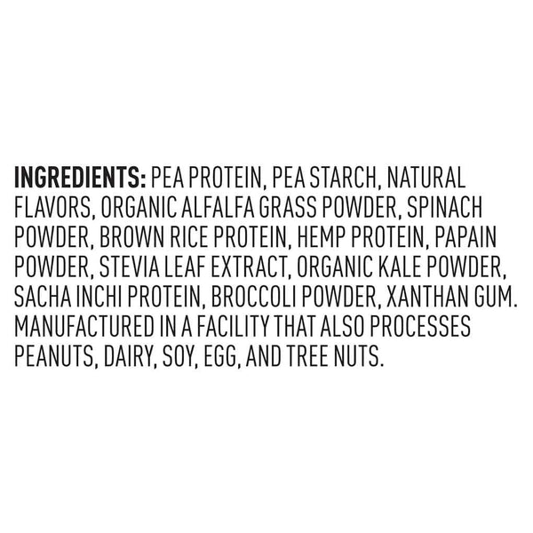 Vega® Protein & Greens - Vanilla - Medium Tub Ingredients