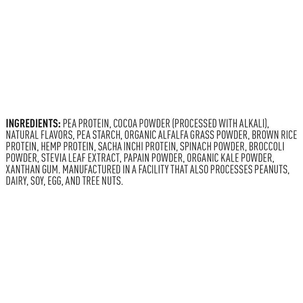 Vega® Protein Smoothie - Chocolate Ingredients