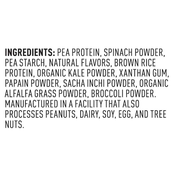 Vega® Protein Smoothie - Plain Ingredients