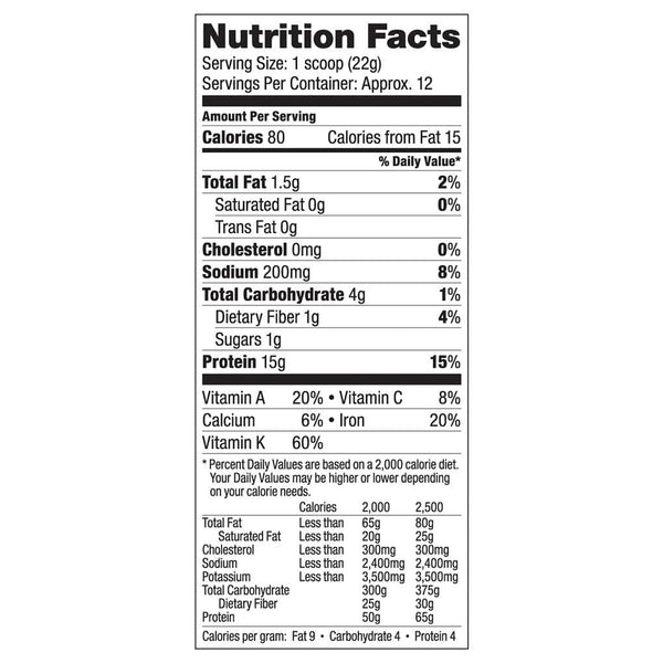 Vega® Protein Smoothie - Vanilla nutrition