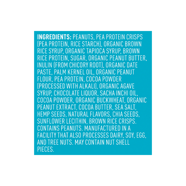 Vega® Protein Snack Bar - Chocolate Peanut Butter - Box of 12 ingredients