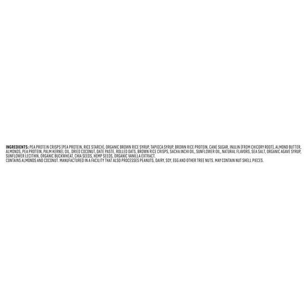 Vega® Protein Snack Bar - Coconut Almond - Single ingredients