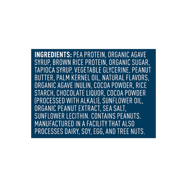 Vega® 20g Protein Bar - Chocolate Peanut Butter - Box ingredients