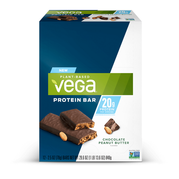 Vega® 20g Protein Bar - Chocolate Peanut Butter - Box