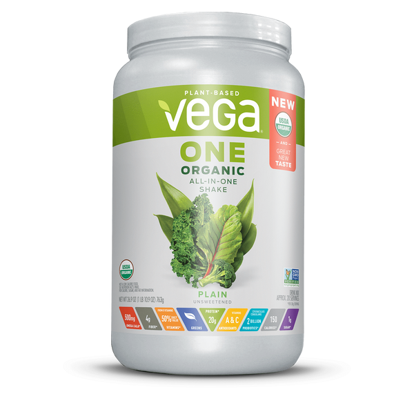 Vega One® Organic - Plain Unsweetened - Large Tub