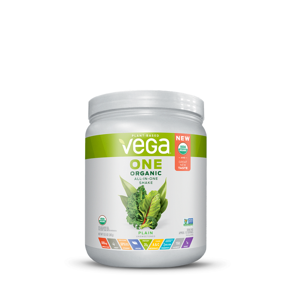 Vega One® Organic - Plain Unsweetened - Small Tub