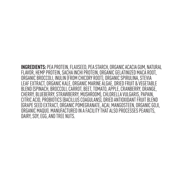 Vega One® All-in-One Shake - Coconut Almond - 10 Pack ingredients