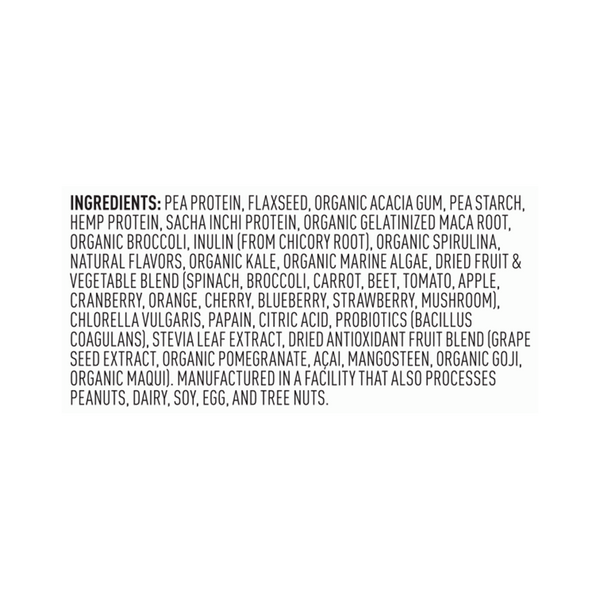 Vega One® All-in-One Shake - Natural - Small Tub ingredients