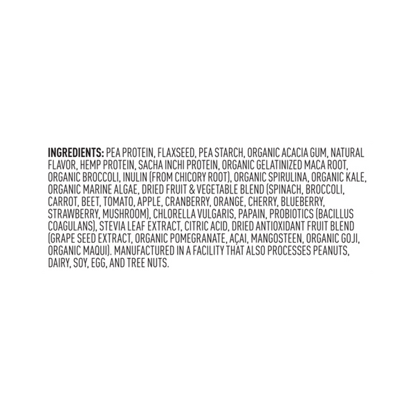 Vega One® All-in-One Shake - Natural - 10 Pack ingredients