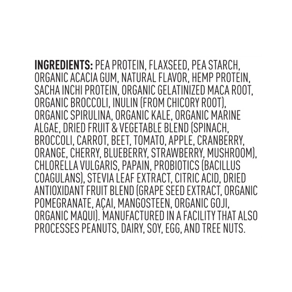 Vega One® All-in-One Shake - French Vanilla - Large Tub ingredients