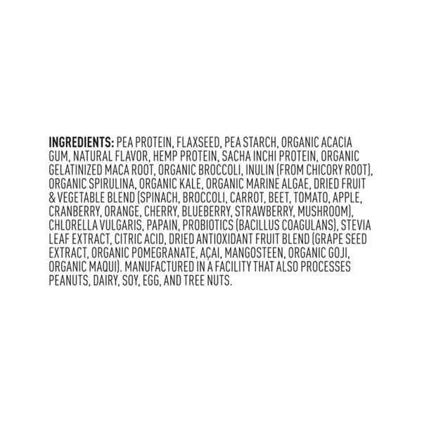 Vega One® All-in-One Shake - French Vanilla - Small Tub ingredients